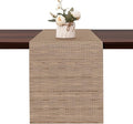 Table Runner 55 Inches Long, Vinyl Woven Heatproof Table Runners | Washable by Banchif