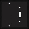 Modern Edge Decorative Wall Plate Switch Plate Outlet Cover, Durable Solid Zinc by HenneBery
