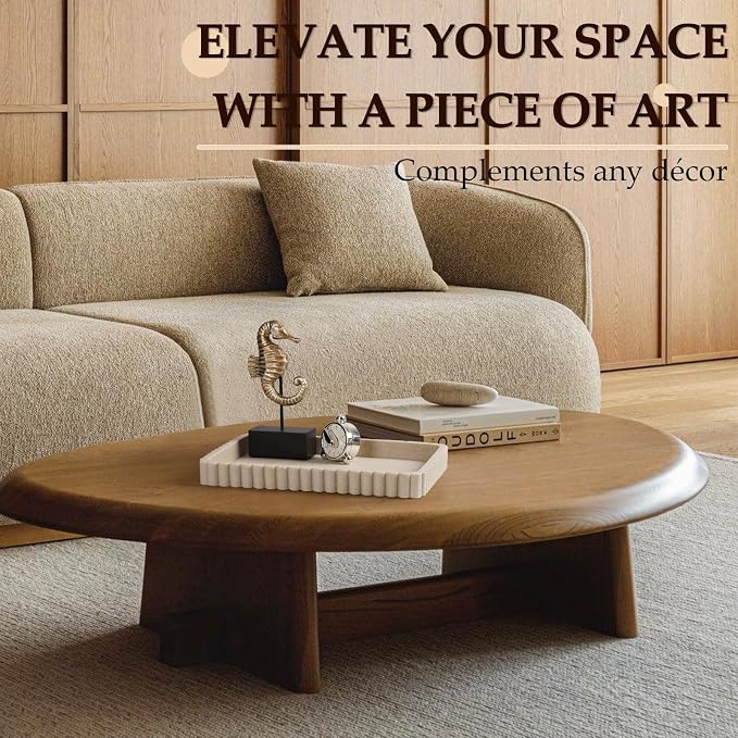 Rectangular Tray for Coffee Table Decor, Solid Concrete, Aesthetic Home Decor - Image 7