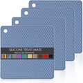 4 Pack Silicone Trivet Mat, Silicone Trivets by QPIXDIGITAL