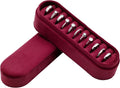 Velvet Small Multiple Ring Box Portable Organizer Display Storage | Travel Case by COWFEX
