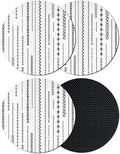 Modern Abstract Coasters Set of 4 Absorbent Coasters by Unknown