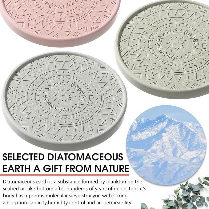 Photect Diatomaceous Earth Coasters Set - Image 4