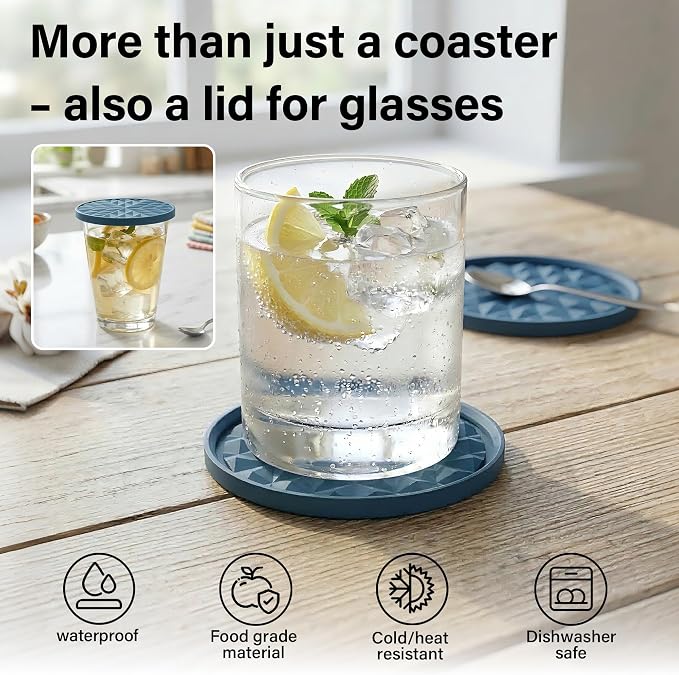 Silicone Drink Coasters Set of 2, Coaster - Image 5