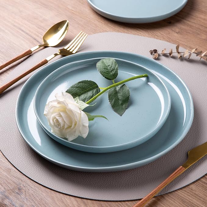 AmorArc Dinnerware Sets for 4, 12 Pieces Ceramic Plates and Bowls Set | Scratch - Image 2
