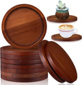 Patelai 20 Pcs Round Bamboo Coasters by Patelai