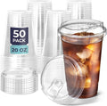 Fit Meal Prep 50 Pack 20 oz Clear Plastic Cups by FMPBRANDS