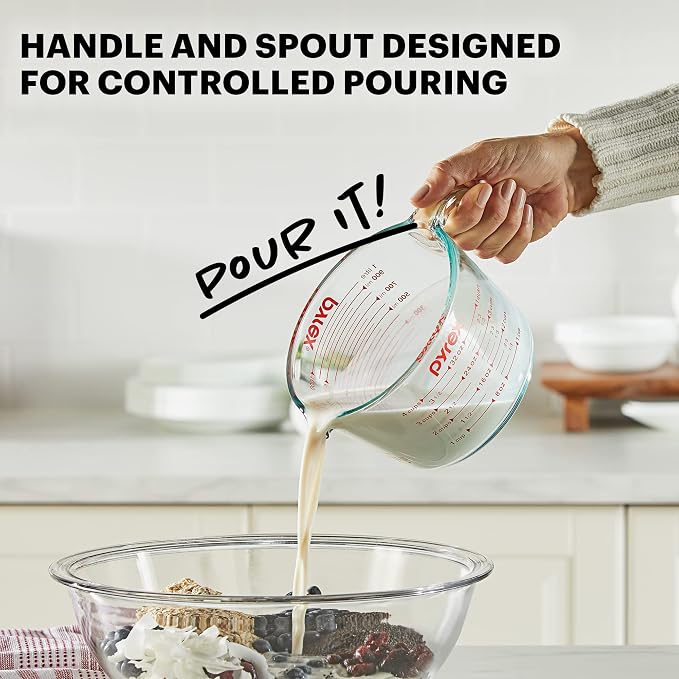 Pyrex 4-Cup Glass Measuring Cup - Image 4