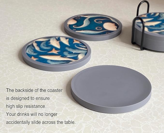 Absorbent Coasters for Drinks - Image 3