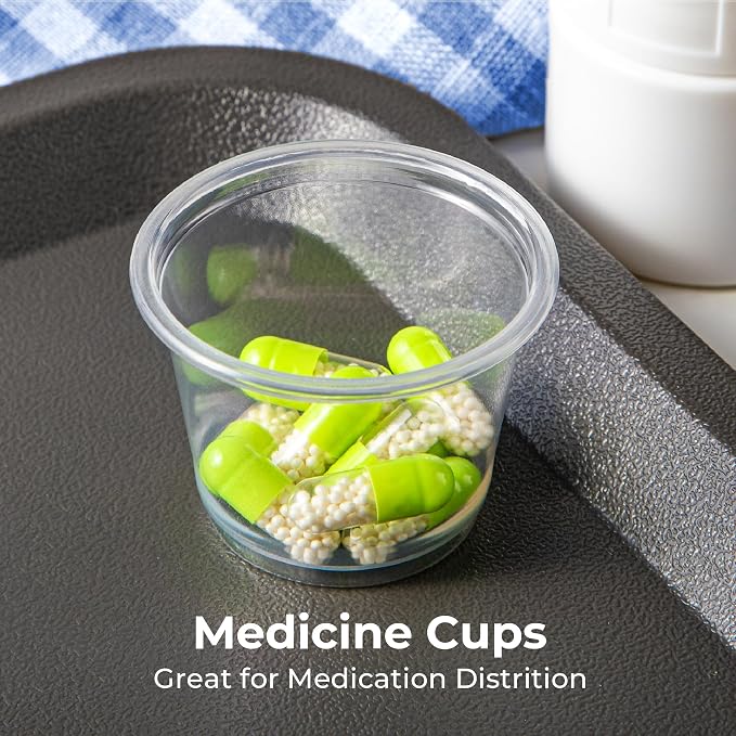 Fit Meal Prep 4 oz BPA Free Condiment Cups, No Lids, 250 Pack - Image 7