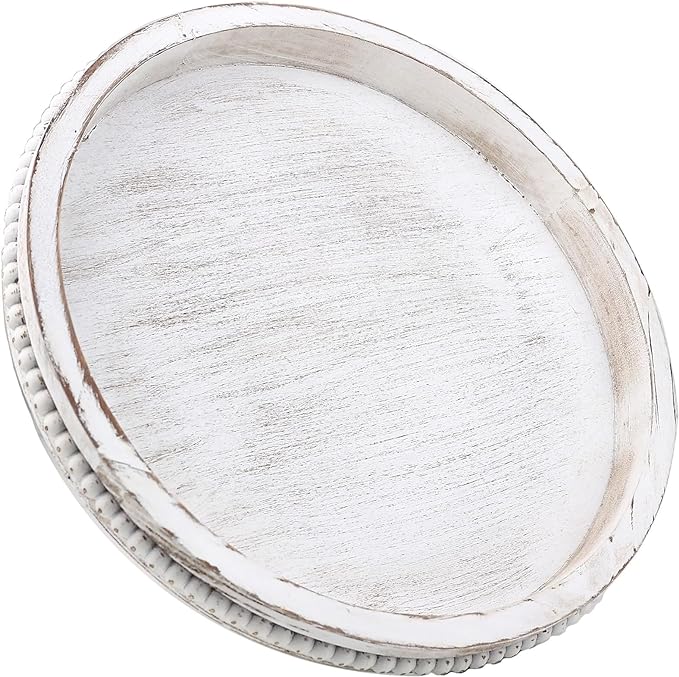 Hrastany Round Wood Serving Tray by Hrastany