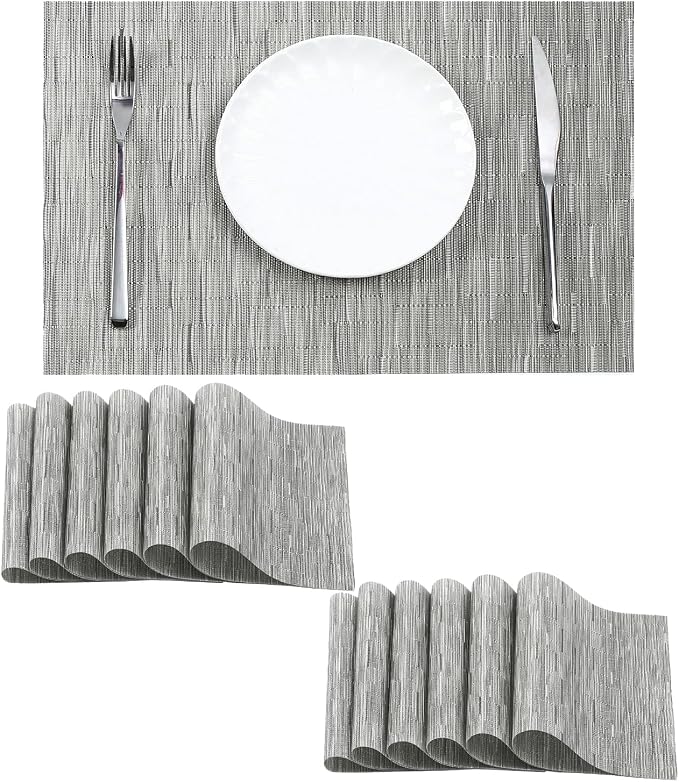 Leetaltree Silver Placemats Set of 12 by Leetaltree-ArtatEveryTable