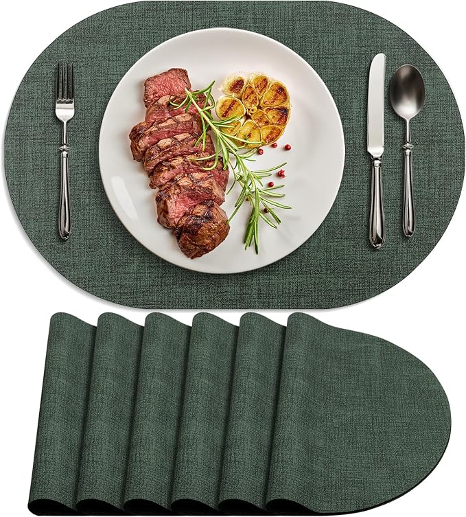 Placemats Set of 6 by Delicateandelegantplacemats