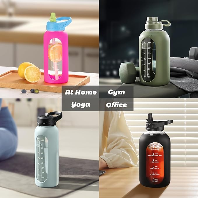 CIVAGO 32 oz Glass Water Bottle - Image 7