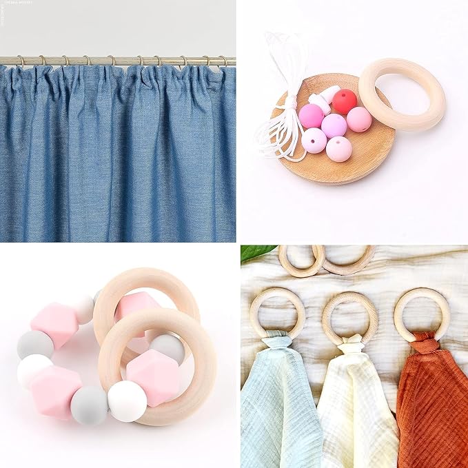 Napkin Rings Dining Table Napkin Holder, Classic Everyday Use Thanksgiving - Image 5