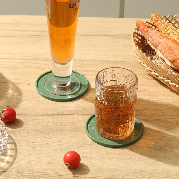 Coasters Set of 6, Hot or Cold Drink Coasters - Image 2