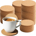 100 pcs Cork Coasters for Drinks, Blank Coasters DIY Crafts, Heat-Resistant by Unknown