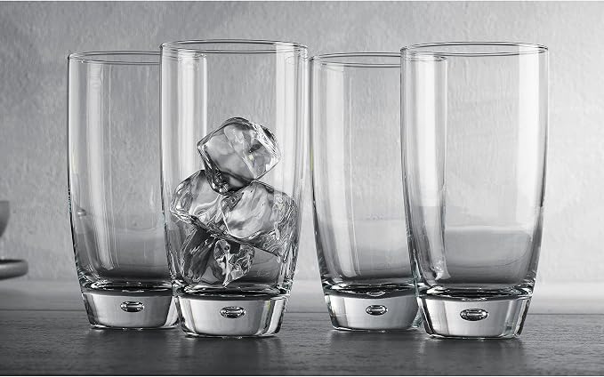 Glaver's Highball Glasses Set Of 4, 16 Oz. Drinking Glasses, Unique Water Glass - Image 7