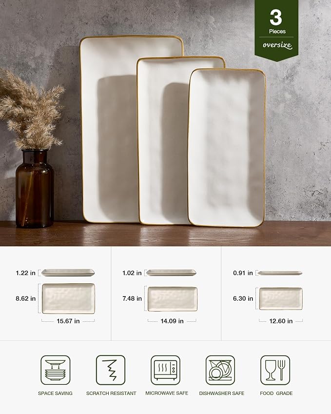 Famiware Serving Platters Set of 3 Sizes - Image 2