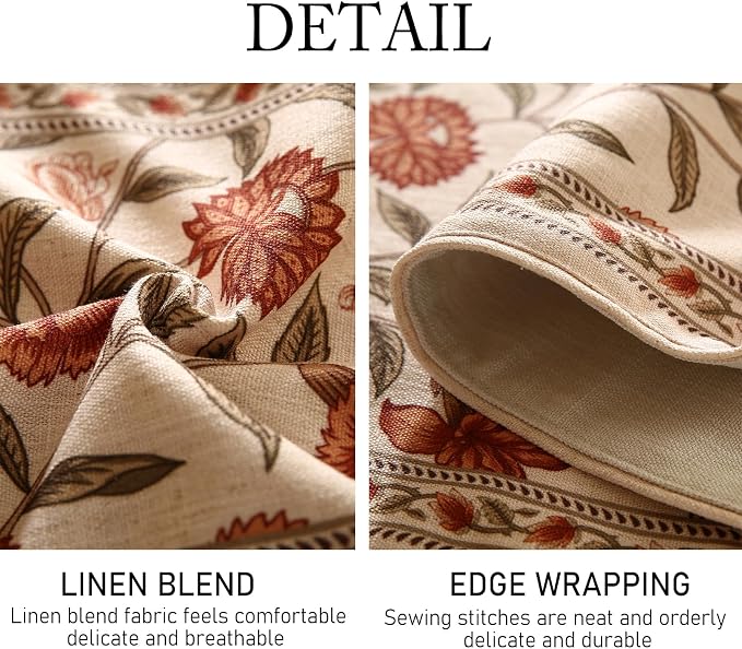 Designer French Linen Table Runner, Kitchen Decor, Dining Table, Thanksgiving - Image 5