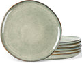 AmorArc Ceramic Dinner Plates Set of 6, 10.5 Inch Stoneware Plates Set | by AmorArc