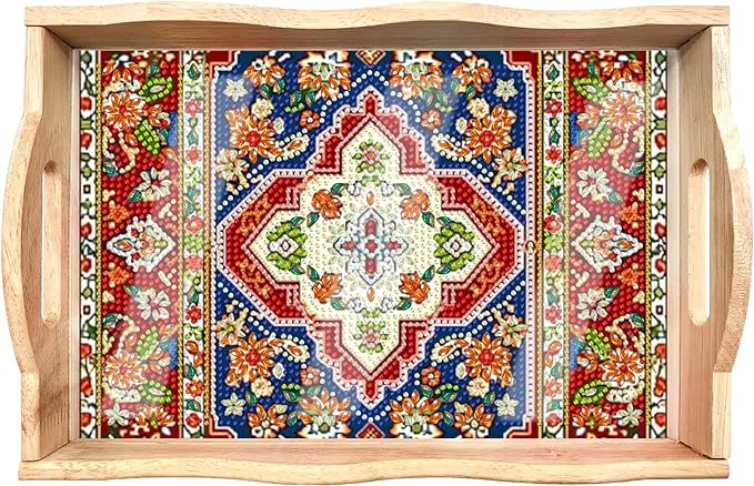 EWJRNSF Diamond Art Kits for Adults Wooden Serving Trays by EWJRNSFDiamondPainting
