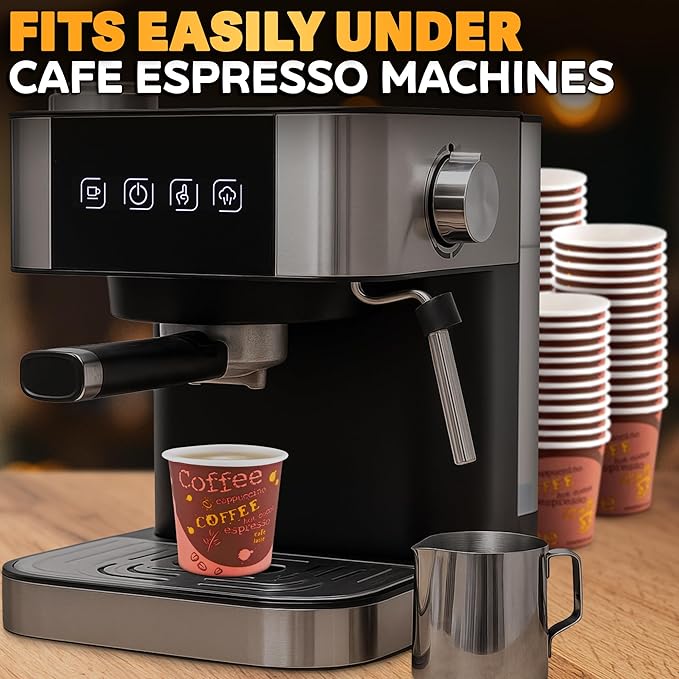 Reluen 200 Pack 3 Oz Disposable Espresso Cups, Paper - Image 5