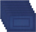 PIGCHCY Placemats, Washable Woven Vinyl Placemats by PIGCHCY