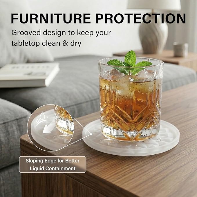 Silicone Drink Coasters Set of 2, Coaster - Image 4