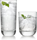 Polaris Tumbler & Rocks Drinking Glasses Set of 16, and More by Libbey
