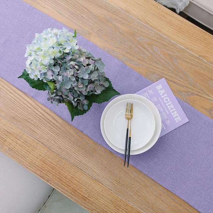 2 Piece Fabric in 1, Dining Table Runner 12 x 90 inches Kitchen Room Dinner - Image 6