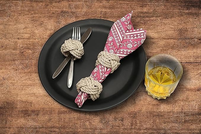 ALPHA Living HOME Napkin Rings Set of 12 - Image 2