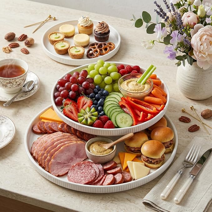 Dizada Round Serving Platters 3-Pack - Image 8