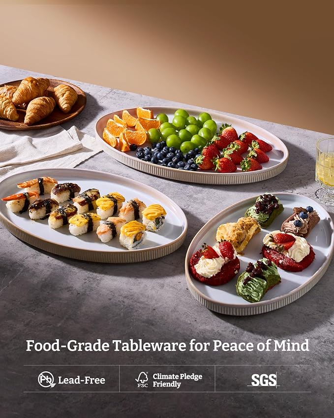 famiware Large Serving Platters Set of 3 Sizes - Image 5