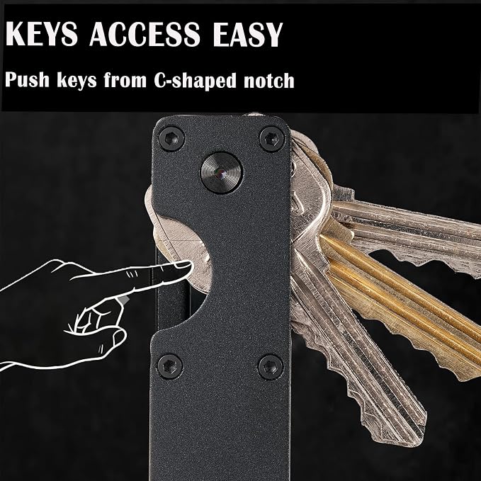 Key Organizer Minimalist Innovative Keyholder Compact Keys Organizer Smart - Image 3