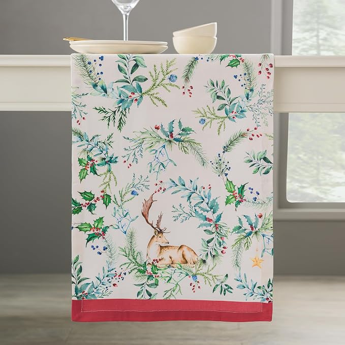 Maison d' Hermine Table Runner 100% Cotton 14.50" x 72" | Table Runners 72 - Image 8