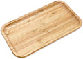 Bam&Boo Bamboo Serving Tray Natural Minimalist Rectangular Coffee, Decor by BamBoo