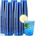 DaYammi 100 Pack Clear Blue Plastic Cups 10 Oz by DaYammiwillaccompanyyou