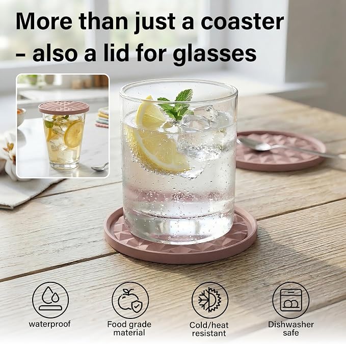Silicone Drink Coasters Set of 2, Coaster - Image 5