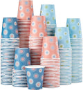 SIUQ 300 Pack 5 oz Paper Cups, Disposable Small Bathroom Mouthwash Cups | Daisy by SIUQ