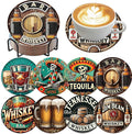 Mrnsiet 8 PCS Halloween Diamond Art Coasters Kits by Mrnsiet