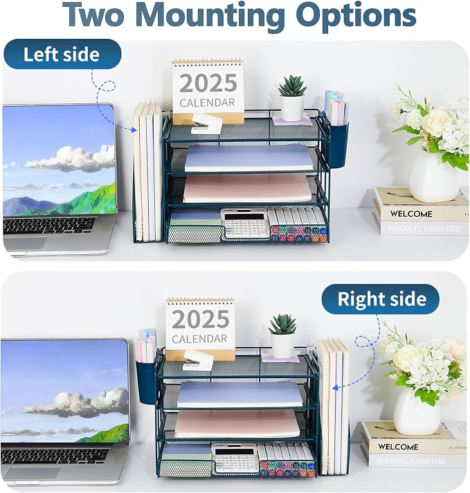 Desk Organizer, 4-Tier Desktop File Organizer - Image 2