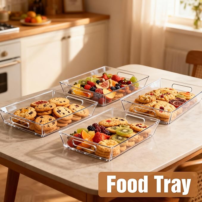 Clear Plastic Serving Tray - Image 7