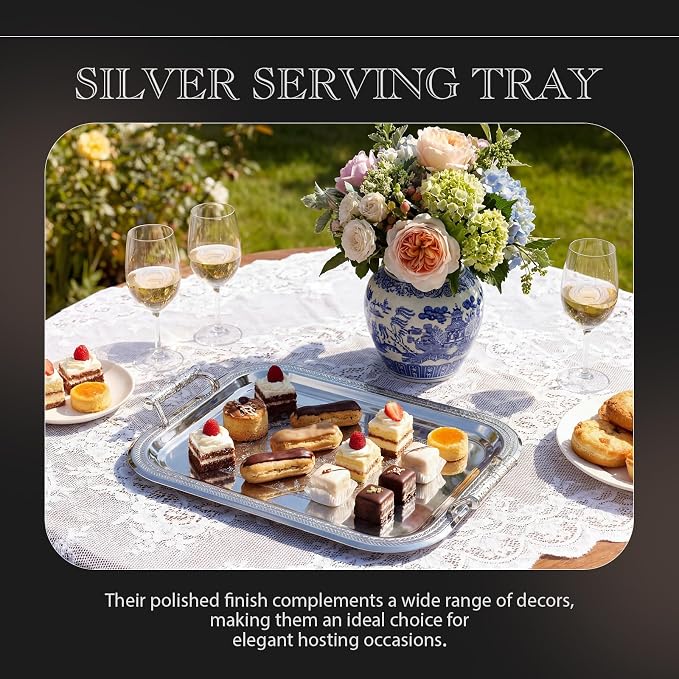 Rtteri Silver Serving Trays - Image 6