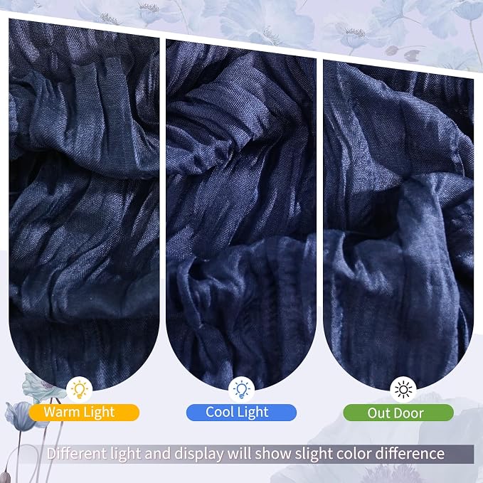 Showgeous 18 Pack Navy Blue Cheesecloth Table Runner, 17 x 108 Inches | Boho - Image 7