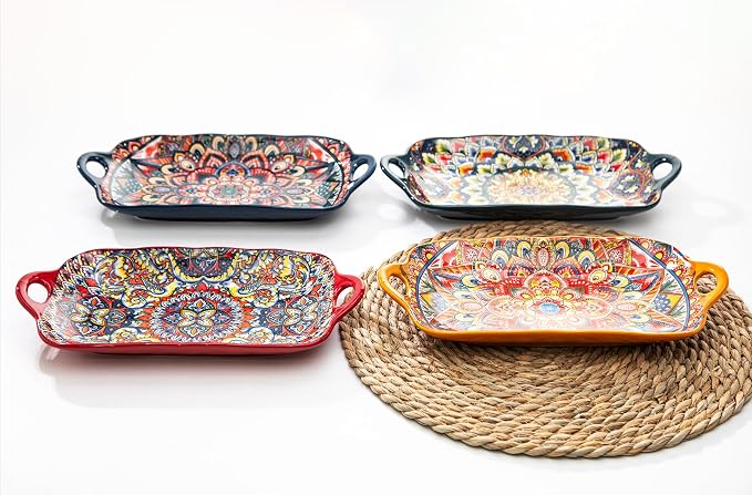 Boho Ceramic Serving Platters - Image 4