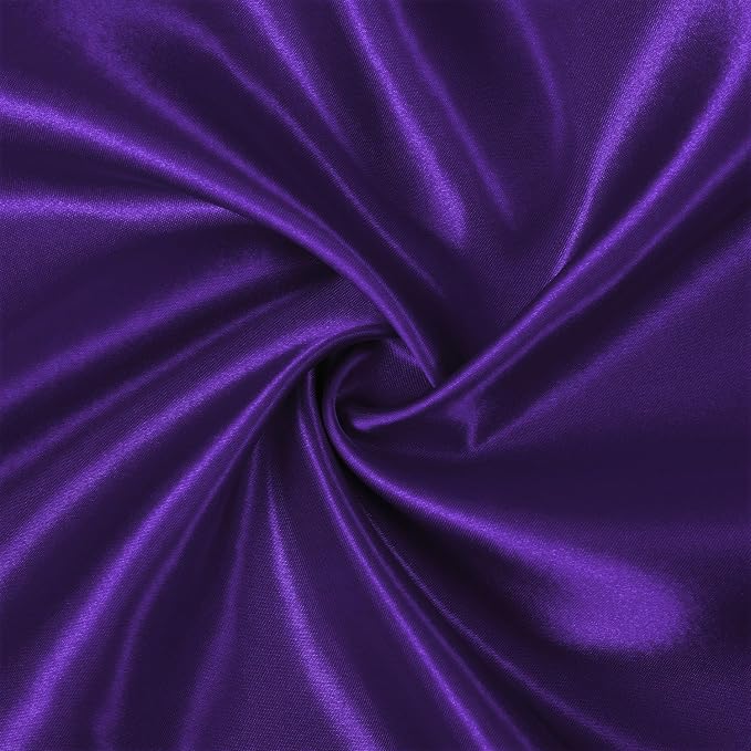 Purple Satin Table Runner, 12x108 Inches, 4 Pack | Premium Satin, Smooth - Image 7