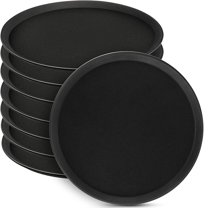 Lallisa 8 Pcs 16'' Large Restaurant Serving Trays by Lallisa