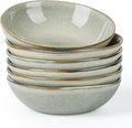 AmorArc Ceramic Cereal Bowls Set of 6, 24 oz Handmade Stoneware Bowls Set by AmorArc