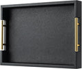 Black Rectangle Serving Tray by SYYSY